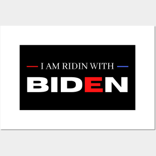 I Am Riding with Biden Harris Posters and Art